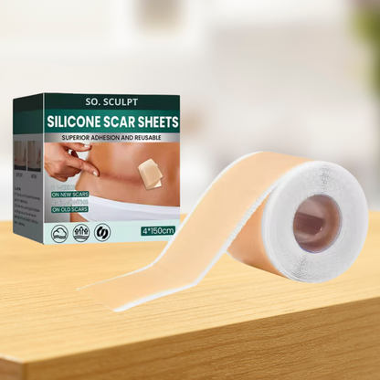 Silicone scar sheets